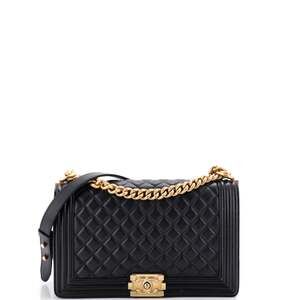 Chanel Boy Flap Bag Quilted Goatskin #343122C43B